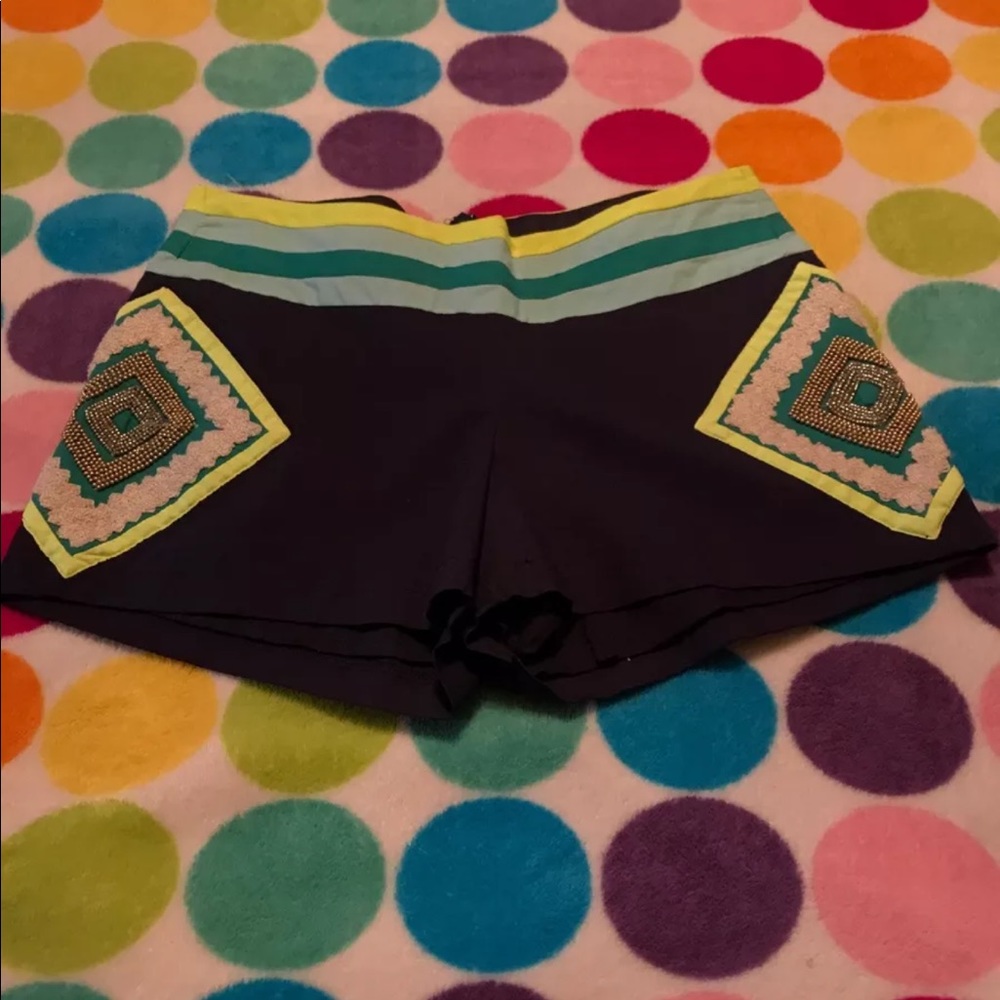 Judith March beaded Embellished shorts small